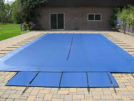 Couverture d'hiver Eliminator d'Arctic Blue pour piscines creusées
