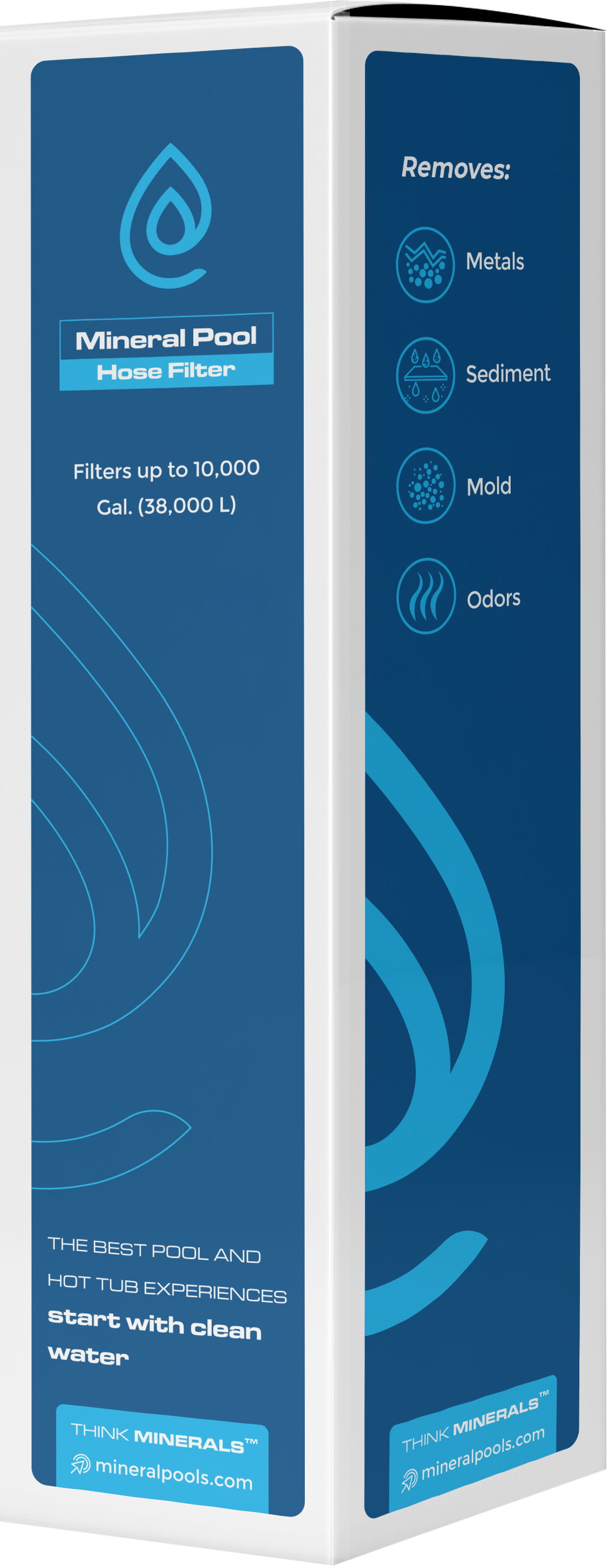 Clear Blue Hose Filter for Hard water