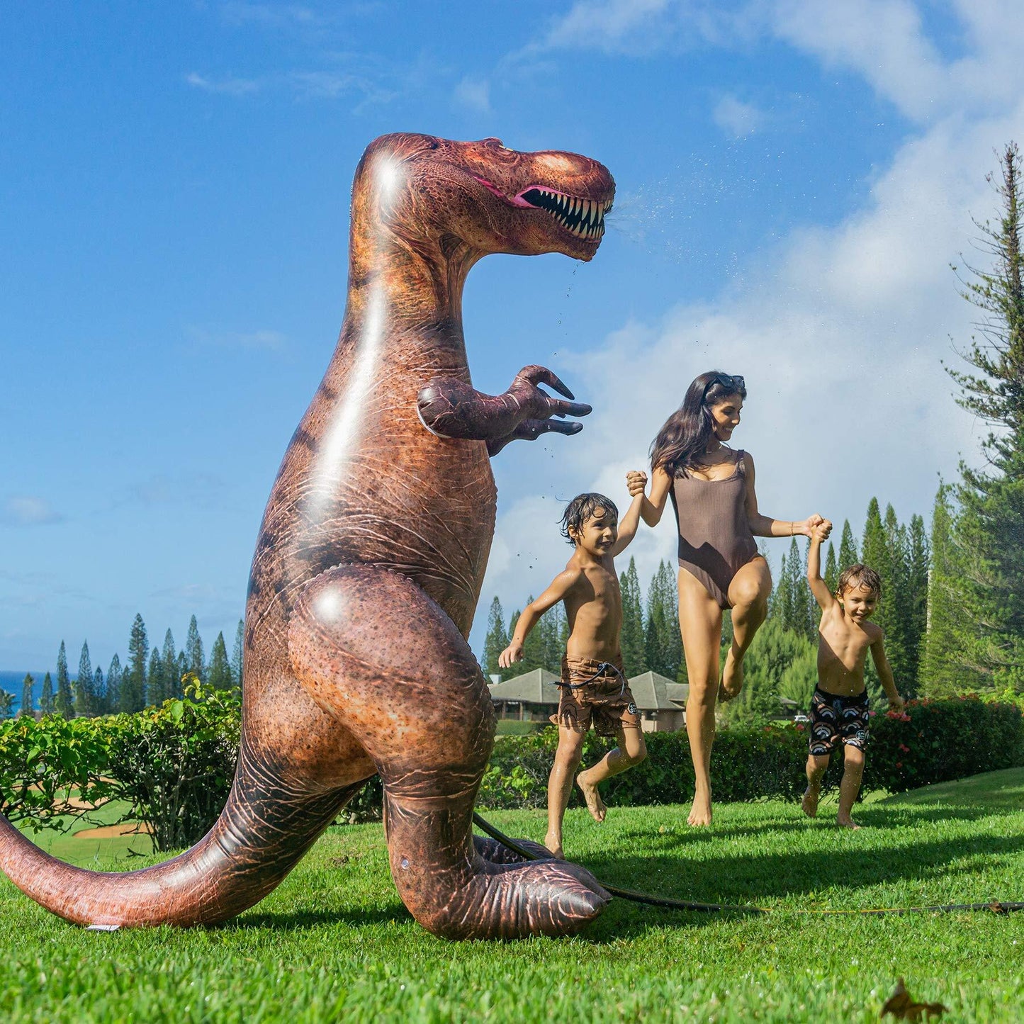 GIGANTIC T-REX SPRINKLER 6' TALL