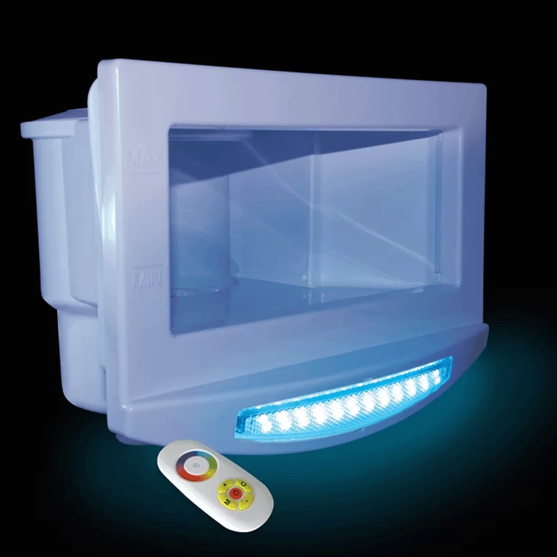 Éclairage LED multicolore Olympic Skimmer - Blanc ou gris