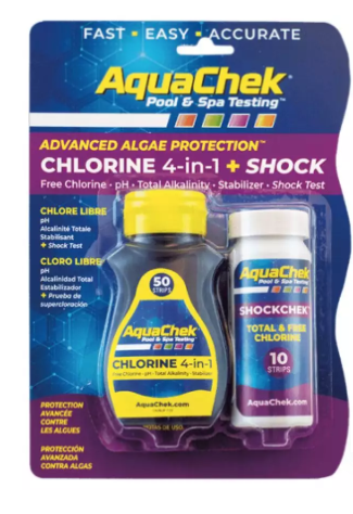 AquaChek Chlorine 4-in-1 + Shock