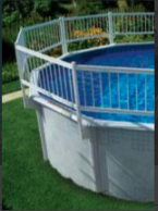 Fence 2' High -3 Section Fencing Kit B -White