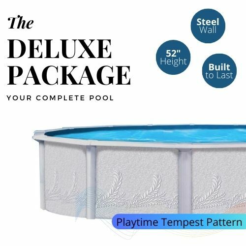 Deluxe Above Ground Pool Package - Complete Pool Package