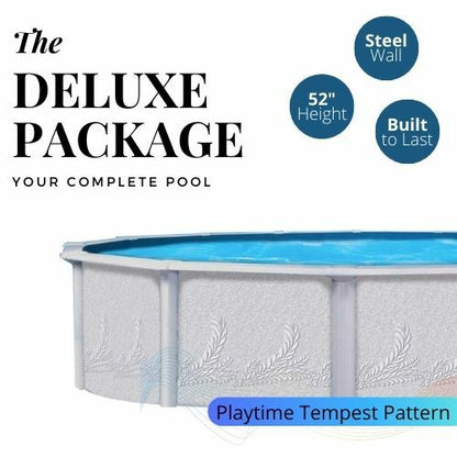 Deluxe Above Ground Pool Package - Complete Pool Package
