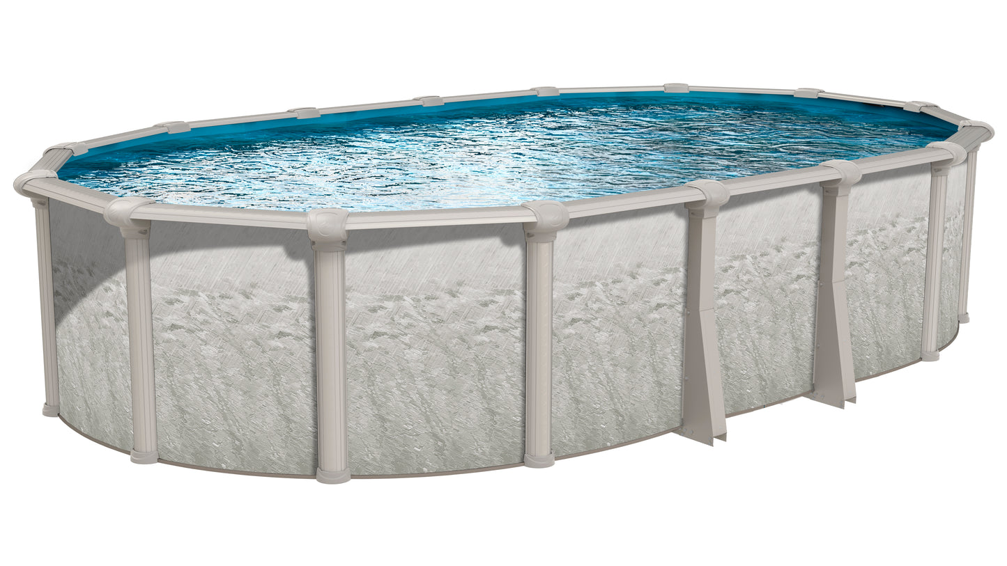 Premium Oval Above Ground Pool Kit - Complete Pool Package with All the Extras