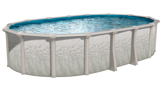 Premium Oval Above Ground Pool Kit - Complete Pool Package with All the Extras