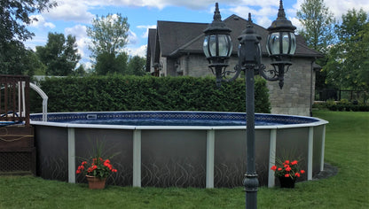 Premium Salt Friendly Above Ground Pool Package -two wall colours available