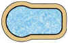 Keyhole InGround Pool Liner