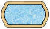 Roman End InGround Pool Liner