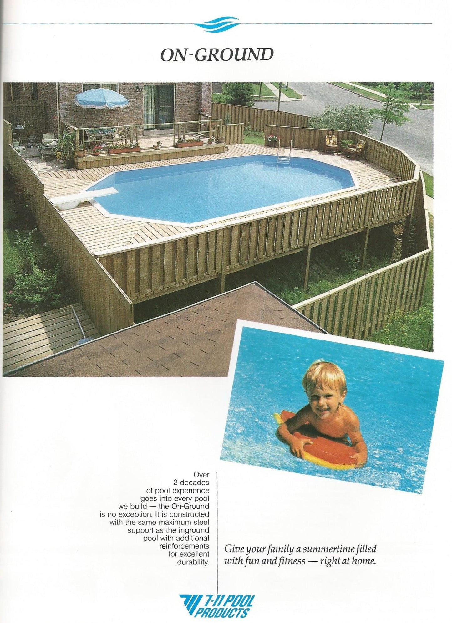 Semi-Inground Pools or Onground Pools
