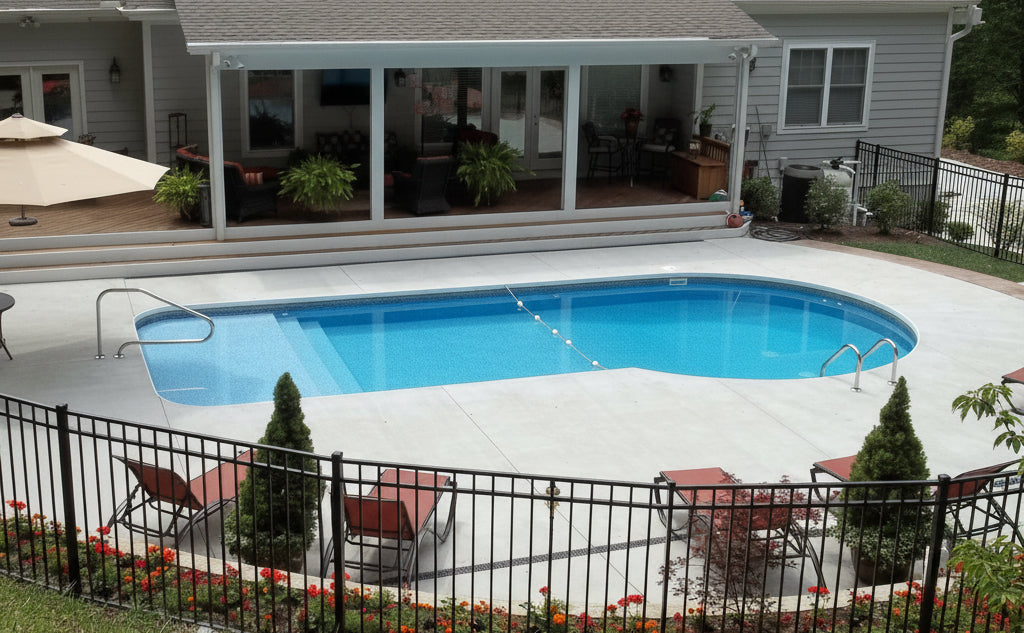 Keyhole InGround Replacement Pool Liner
