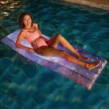 ILLUMINATED GALAXY DELUXE LED POOL RAFT 74" X 30" WESTERLUND CLUSTER
