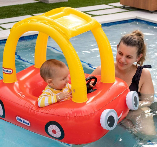 POOLCANDY LITTLE TIKES COZY COUPE INFLATABLE FLOATING CAR