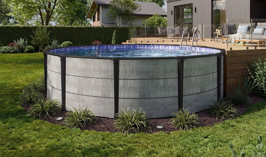 Portland Newton Above Ground Pool Carvin- Salt Friendly Pool Liner & Skimmer