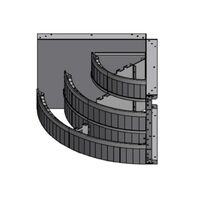 Inground Steel Open Top Steps