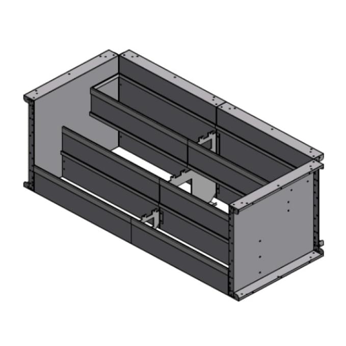 Inground Steel Open Top Steps