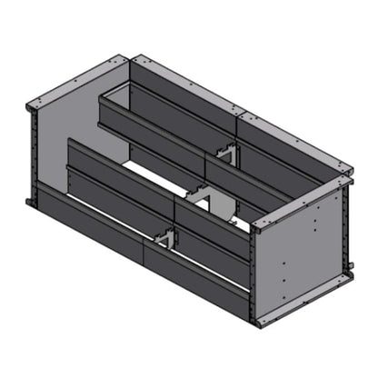 Inground Steel Open Top Steps