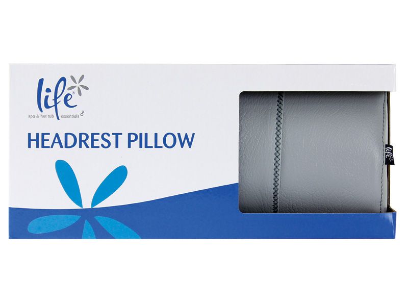 Life Essentials Spa & Hot Tub Headrest Pillow, Gray