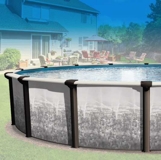 Piscine hors sol haut de gamme compatible avec le sel - Sovana RTR Hybrid