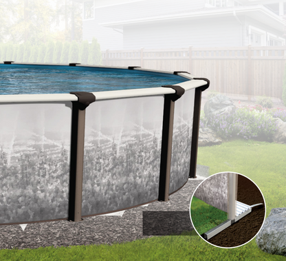Premium Salt Friendly Above Ground Pool Package -Sovana RTR Hybrid - Entry