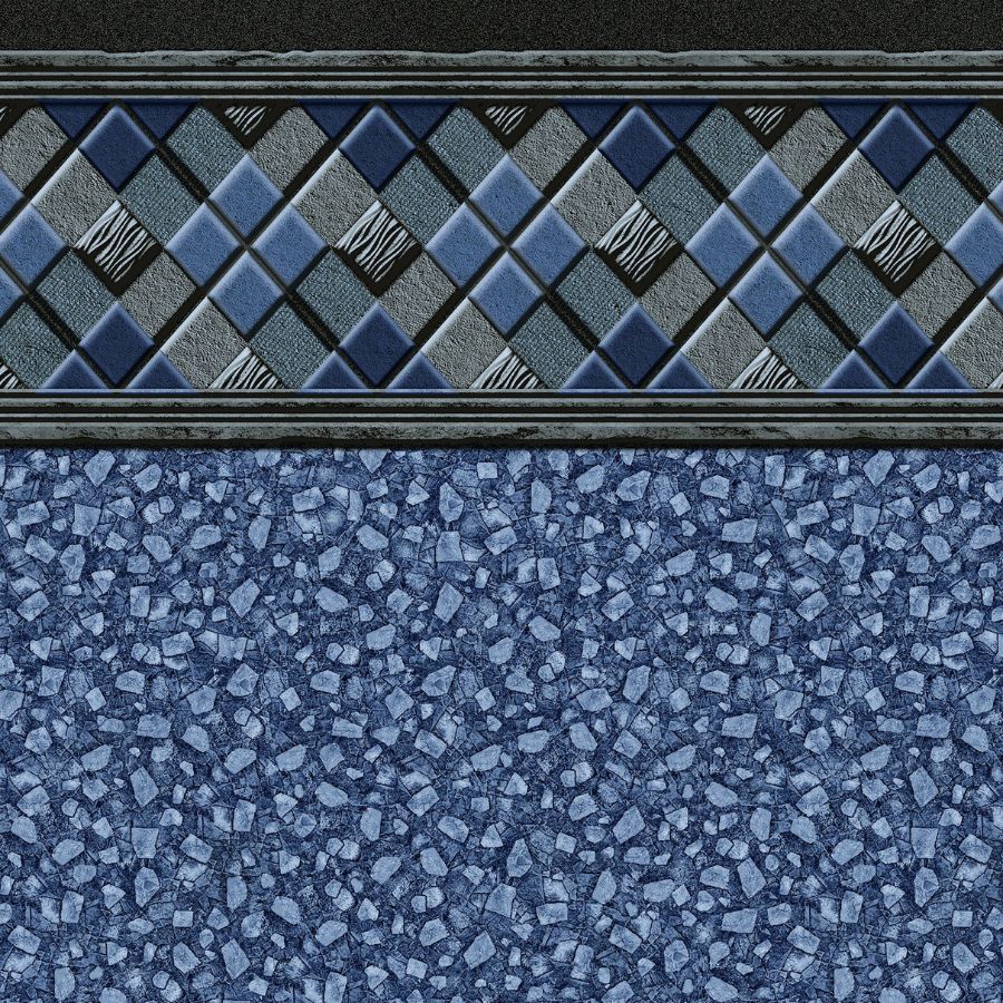 Revêtement de piscine hors sol emblématique perlé