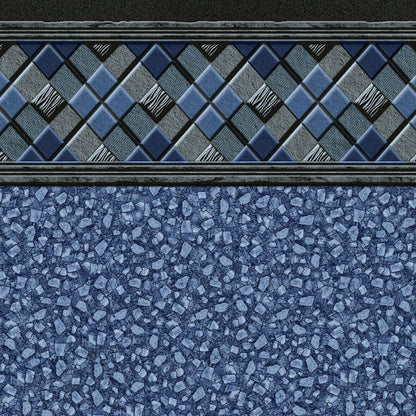 Revêtement de piscine hors sol emblématique perlé