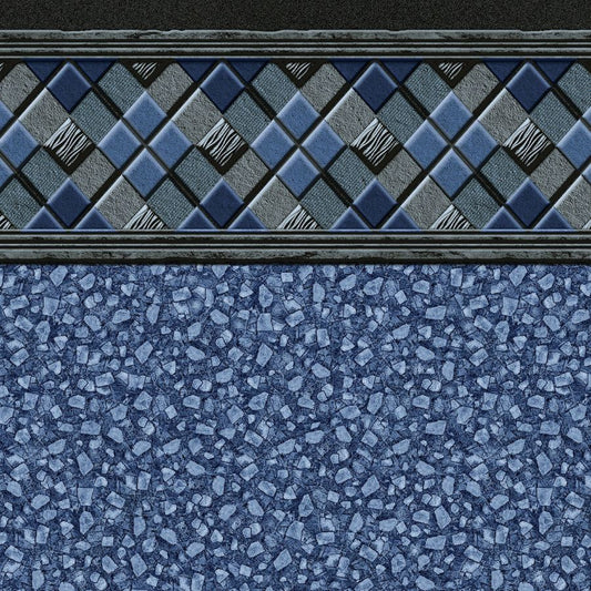 Revêtement de piscine hors sol emblématique perlé