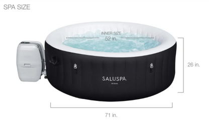 SaluSpa Miami AirJet Inflatable Hot Tub Spa 2-4 person