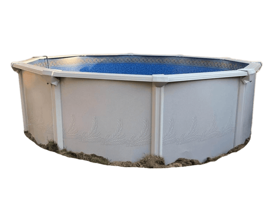 Aire de jeux Playtime Tempest - Ronde de 6,4 m - Hauteur des parois de 1,3 m - Entièrement en acier