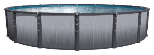 Tivoli - Ovale de 4,9 x 7,9 m - Composants en résine - Hauteur des parois : 1,3 m - Résistant au sel